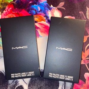 2 MAC pro palette large x inserts